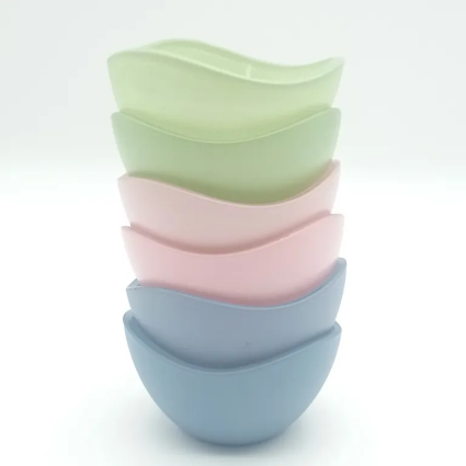 6'lı Renkli Mini Cam Sosluk, Reçellik, Çerezlik Kase 45mm 65cc M2 (1)