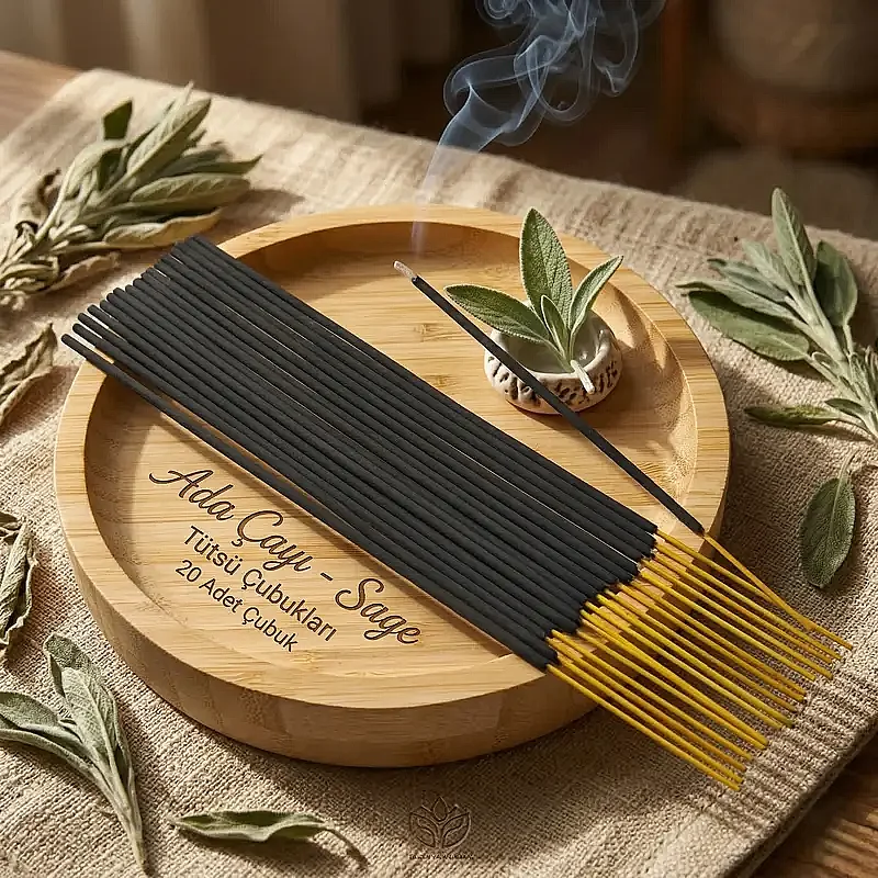 Ada Çayı - Sage - Çubuk Tütsü 25 Gr 20 Adet - 1