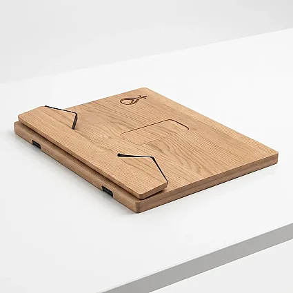 Ahşap Kitap Okuma Standı Büyük Boy 33X26 cm - Serhendi Logolu - Karina Nida M3 - 3