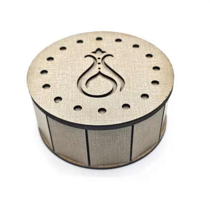 Ahşap Vizon Hatme Kutusu - Hacegan - Serhendi Logolu - 3