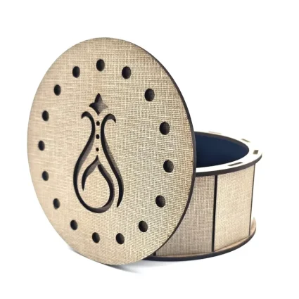 Ahşap Vizon Hatme Kutusu - Hacegan - Serhendi Logolu - 5