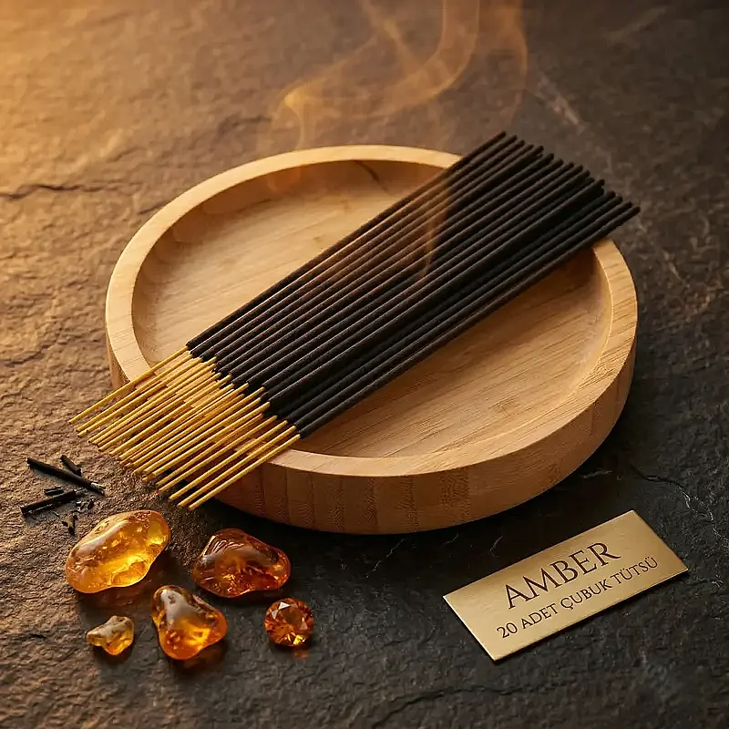 Amber Çubuk Tütsü 25 Gr 20 Adet - 1