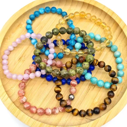 Apatit Doğal Taş Bileklik – 8 mm K4 - 4