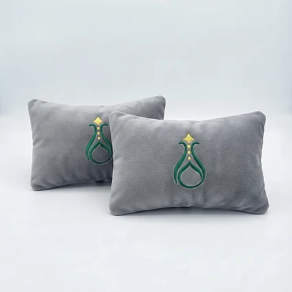 Araç İçi Boyun Yastığı Gri Yastık 2 Li 21,5x15 cm M2