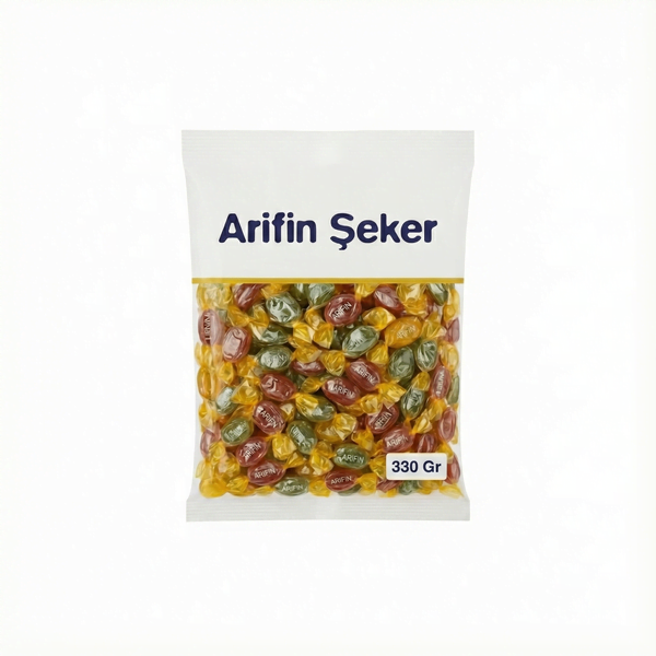 Arifin Mini Bonbon Karışık Meyveli Şeker 330 gr - 1