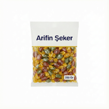 Arifin Mini Bonbon Karışık Meyveli Şeker 330 gr