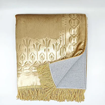 Astarlı Süngerli Kalın Platinyum Seccade 68x115 650 Gr Gold M1 (1)