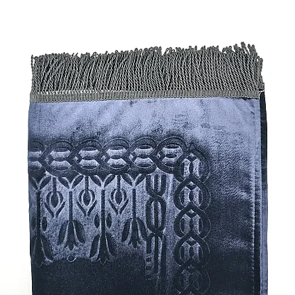 Astarlı Süngerli Kalın Platinyum Seccade 68x115 650 Gr Lacivert M1 (1)