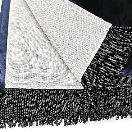 Astarlı Süngerli Kalın Platinyum Seccade 68x115 650 Gr Lacivert M1 - 3