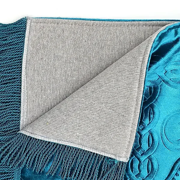 Astarlı Süngerli Kalın Platinyum Seccade 68x115 650 Gr Mavi M1 - 3