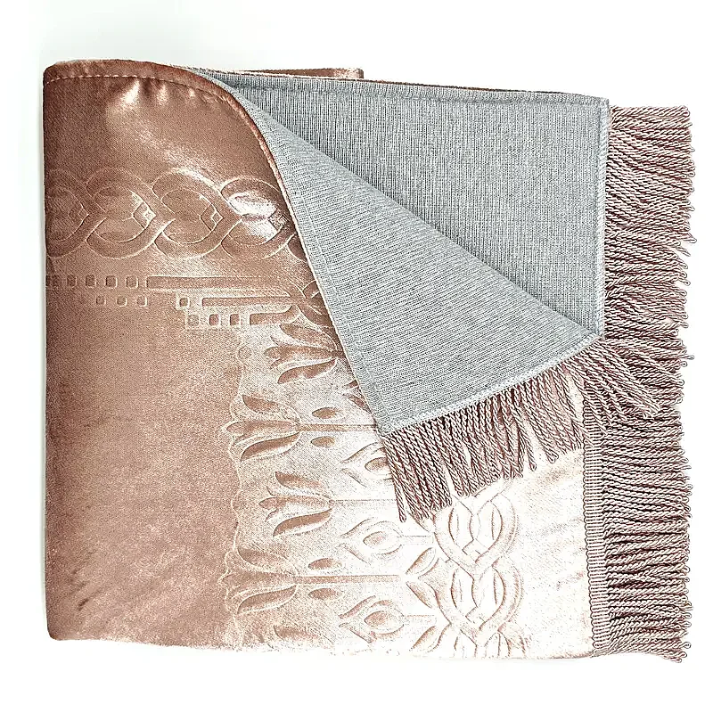 Astarlı Süngerli Kalın Platinyum Seccade 68x115 650 Gr Pembe M1 - 2