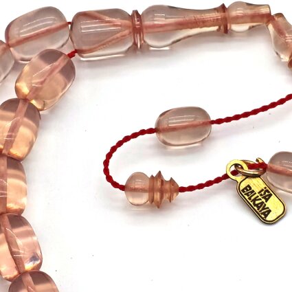 Ateş Kehribar Kapsül Kesim Tesbih iB1 - Logosuz Ürünler (1)