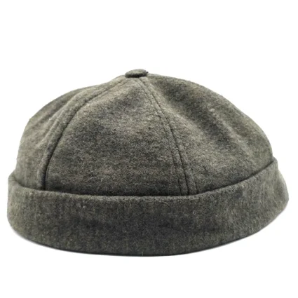 Ayarlanabilir Haki Kaşe - Takke - Kısa Yünlü - Kışlık M1