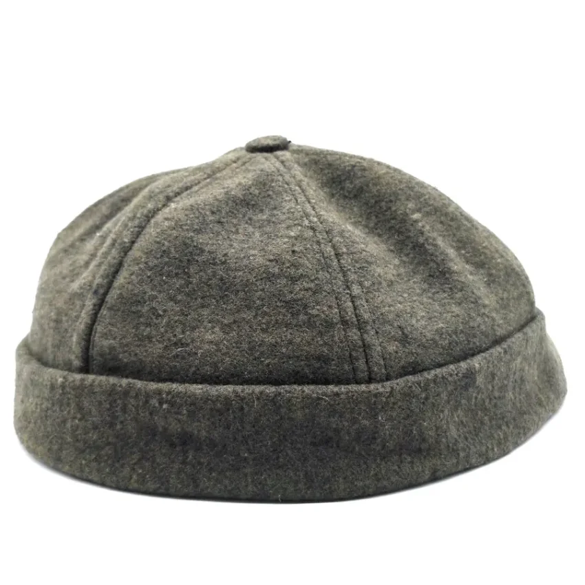 Ayarlanabilir Haki Kaşe - Takke - Kısa Yünlü - Kışlık M1 - 1