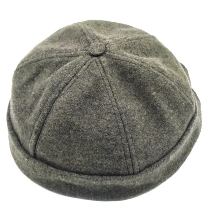 Ayarlanabilir Haki Kaşe - Takke - Kısa Yünlü - Kışlık M1 (1)