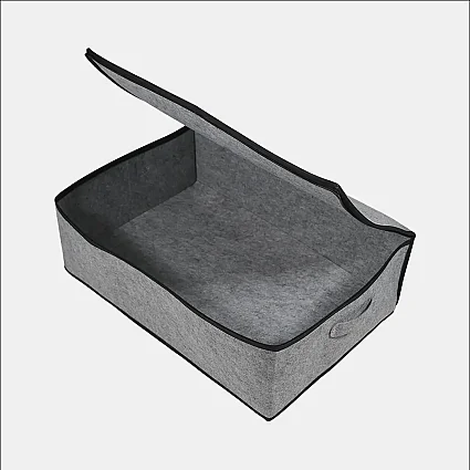 Bazaaltı Keçe Sandık Mega Gri - 3