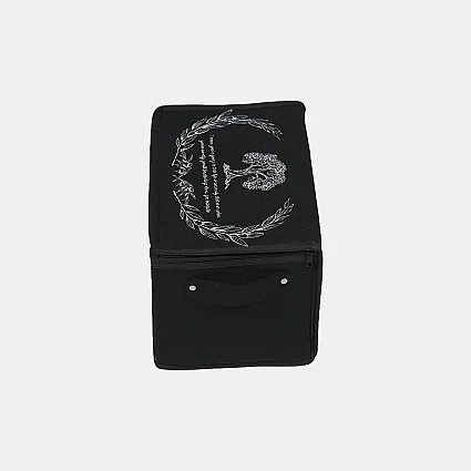 Bazaaltı Keçe Sandık Mini Siyah - 5