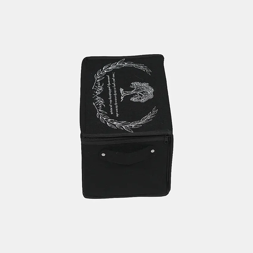 Bazaaltı Keçe Sandık Mini Siyah - 5