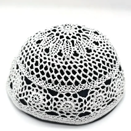 Beyaz El Örgü Takke - Tığ İşi Örme - M1 43B