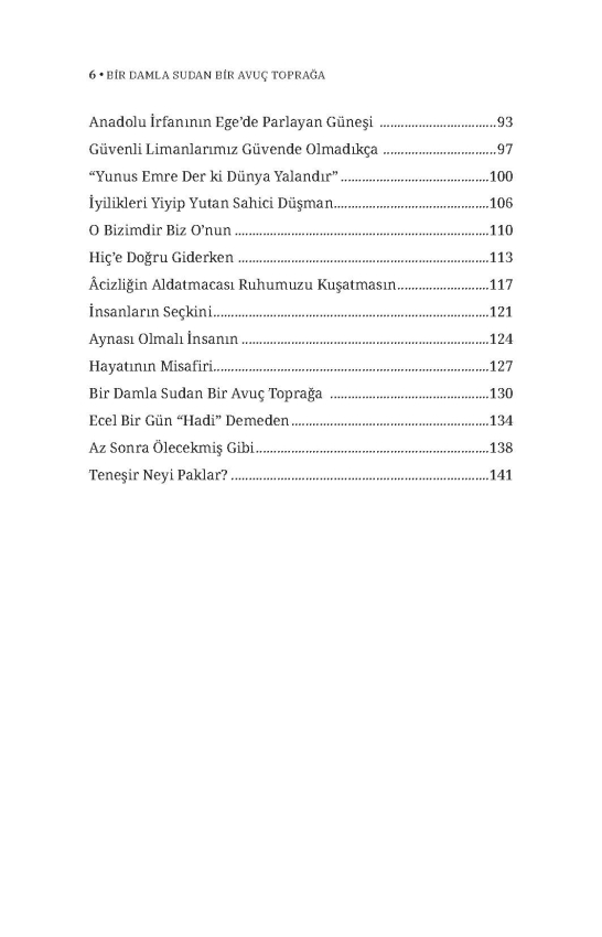 Bir Damla Sudan Bir Avuç Toprağa - 2
