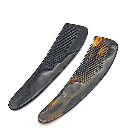 Boynuz Tarak 20 cm Düz Saplı Koyu Renk B6 (1)