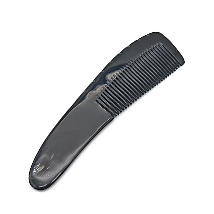 Boynuz Tarak 20 cm Düz Saplı Koyu Renk B6