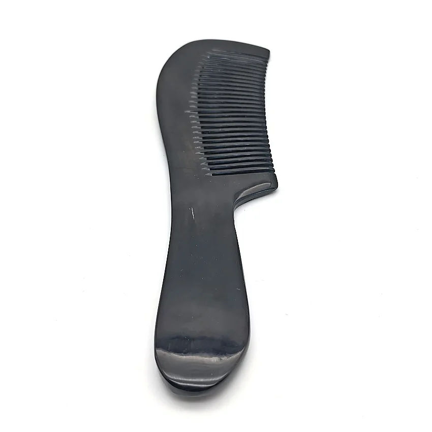 Boynuz Tarak 20 cm Saplı Koyu Renk B7 - 1