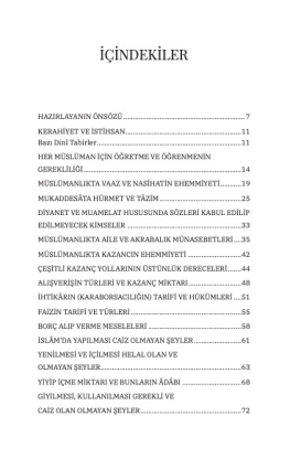 Büyük İslâm İlmihali - Helaller ve Haramlar (1)