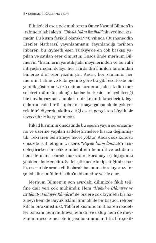 Büyük İslâm İlmihali - Kurban Boğazlama ve Av - 4