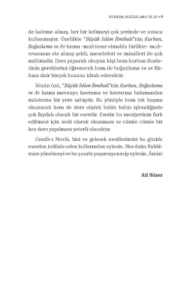 Büyük İslâm İlmihali - Kurban Boğazlama ve Av - 5