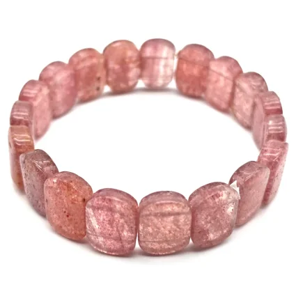 Çilek Kuvars Doğal Taş Bileklik CP1 (1)