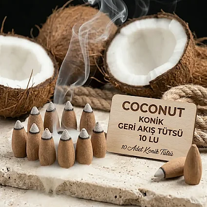 Coconut Konik Geri Akış Tütsü 10 Lu