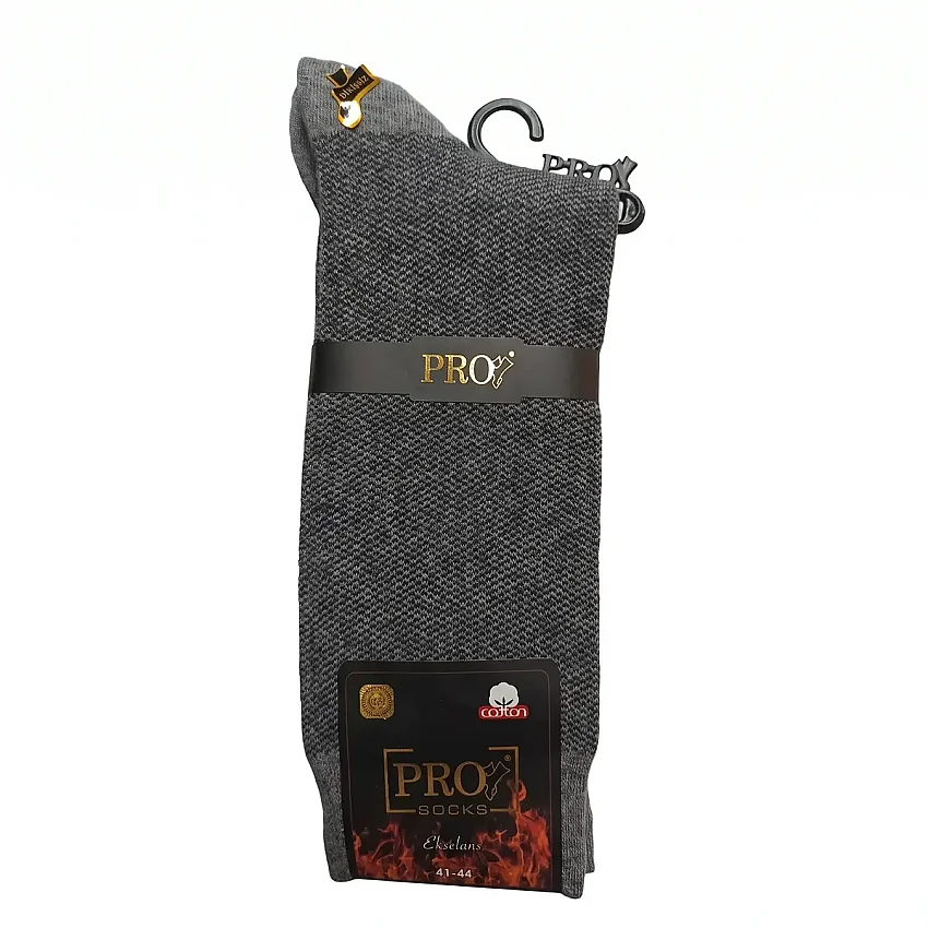Cotton Dikişsiz Havlu Çorap 14614 Gri 41-44 - 1