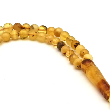 Damla Özel Kehribar Tesbih 99 lu - 3