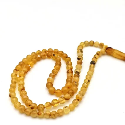 Damla Özel Kehribar Tesbih 99 lu