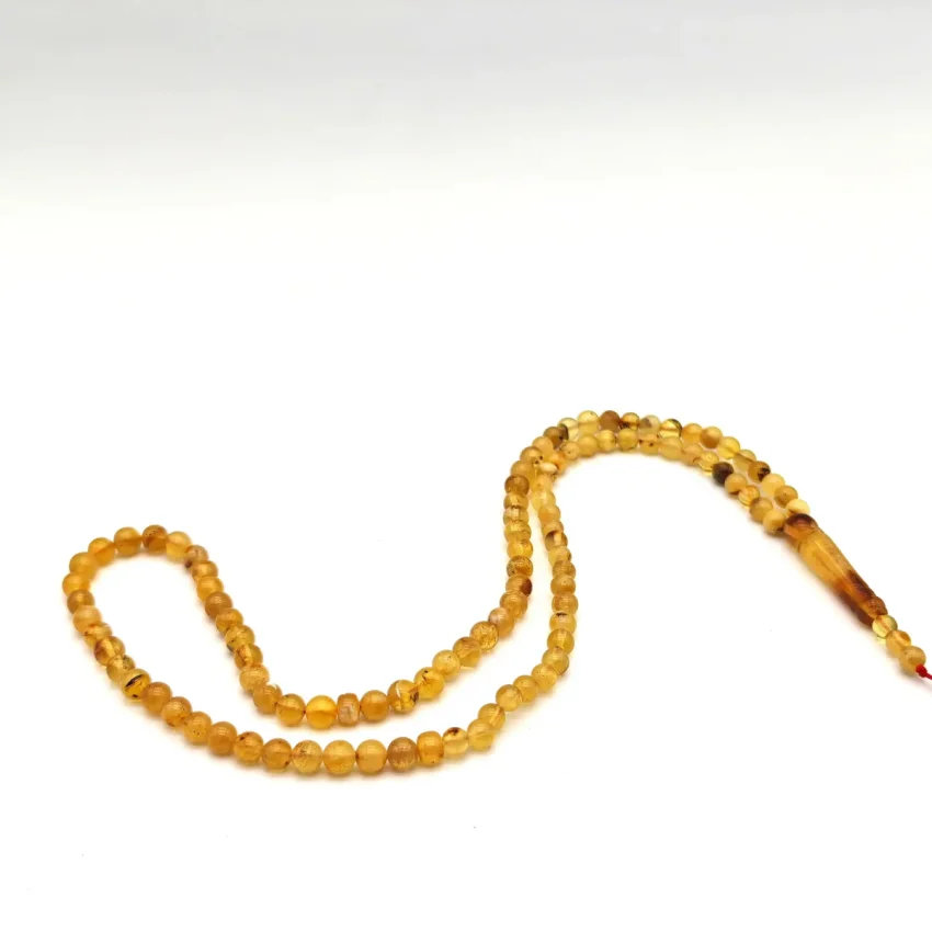 Damla Özel Kehribar Tesbih 99 lu - 2