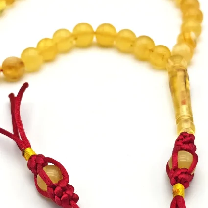 Damla Özel Kehribar Tesbih Bilek Boy 33 lü BR1 - 3