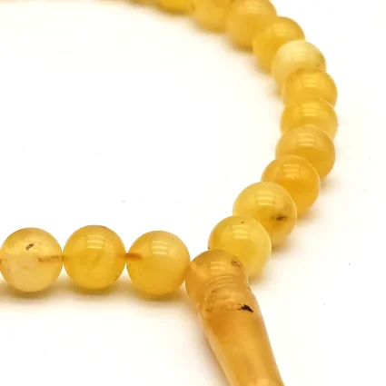 Damla Özel Kehribar Tesbih Bilek Boy 33 lü LC1 (1)