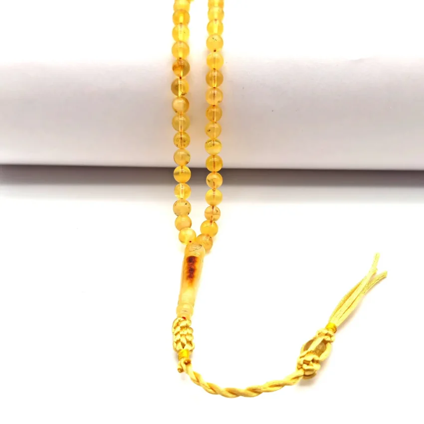 Damla Özel Kehribar Tesbih 99 lu AL1 - 4