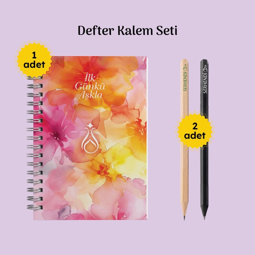 Defter ve Kalem Seti Serhendi Logolu M3 - 1