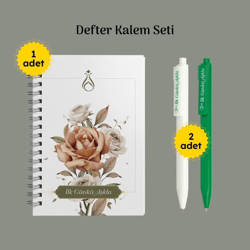 Defter ve Kalem Seti Serhendi Logolu M5 - 1