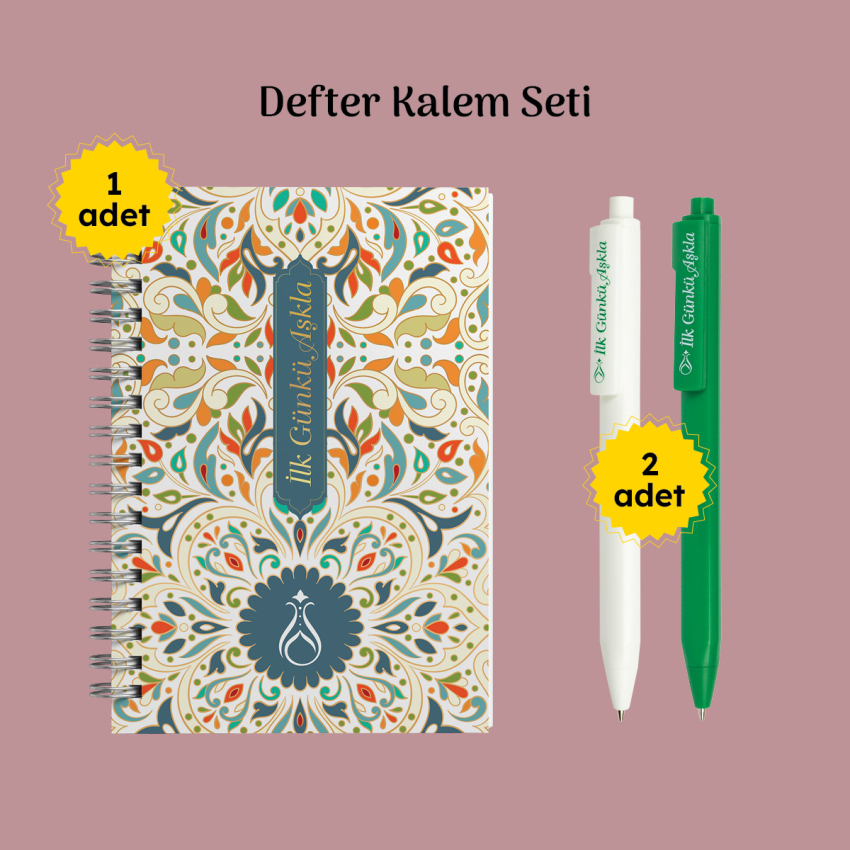 Defter ve Kalem Seti Serhendi Logolu M6 - 1