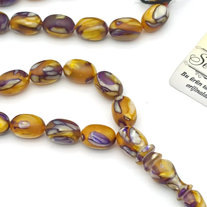 Galalit 33'lük Arpa Kesim Tesbih Renkli - 2