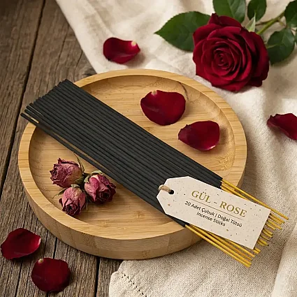 Gül - Rose - Çubuk Tütsü 25 Gr 20 Adet