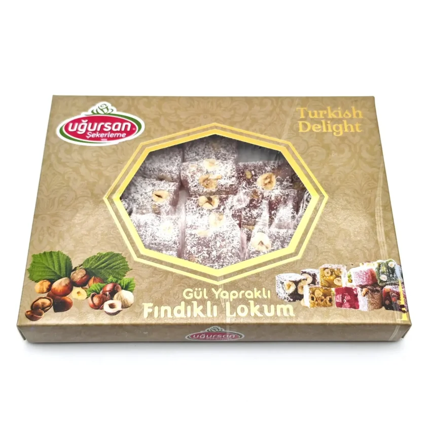 Gül Yapraklı Fındıklı Lokum 250 GR - 2