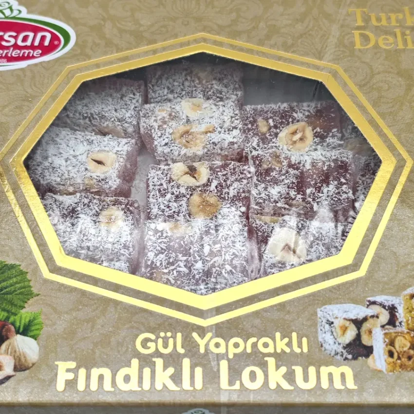 Gül Yapraklı Fındıklı Lokum 250 GR - 3