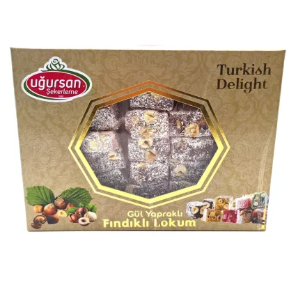 Gül Yapraklı Fındıklı Lokum 250 GR - 4