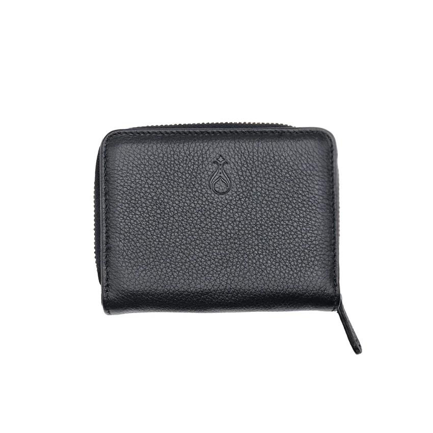 Hakiki Deri Cüzdan Bozuk Paralıklı Siyah M2 2263 - 1