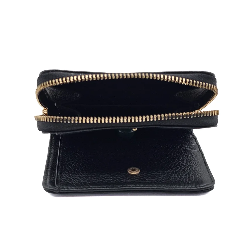 Hakiki Deri Cüzdan Bozuk Paralıklı Siyah M2 2263 - 3