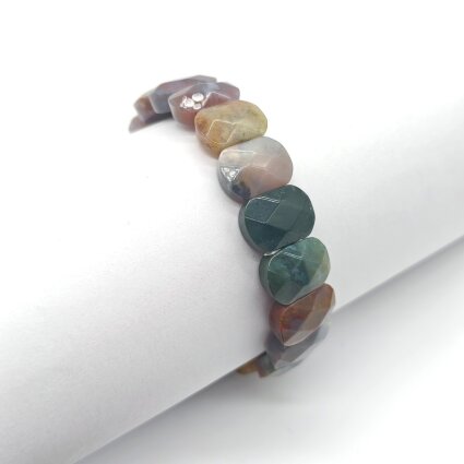 Hint Akiği Doğal Taş Rolex Bileklik RH1 - 3